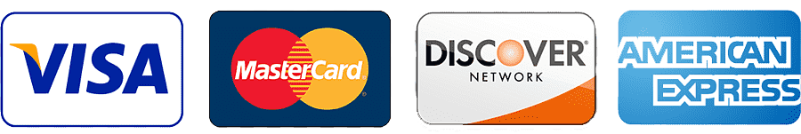 Accepted Cards (Visa / Master / Discover / Amex)